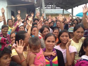 Can you believe I had just asked this group to raise their hands if their homes had been destroyed!