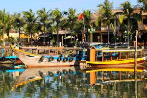 The beautifully preserved centre of Hoi An
