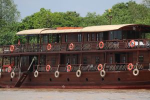 Our luxury boat on the Mekong Delta