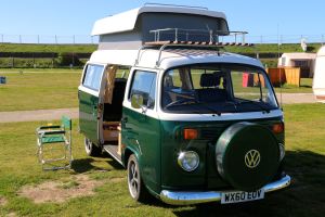 Campervan - open for breakfast by Camber Sands in Kent
