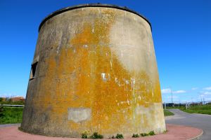 One of the martello towers built along the coast to defend against invasion