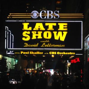 I happened to be passing the Late Show studios on the night of the final David Letterman show in New York